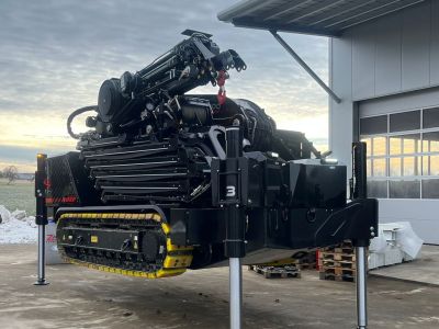 Hydraulisch verstellbare Raupen für maximale Flexibilität