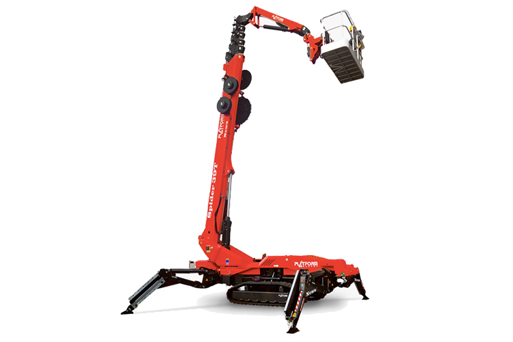 Außergewöhnliche Arbeitshöhe und Reichweite