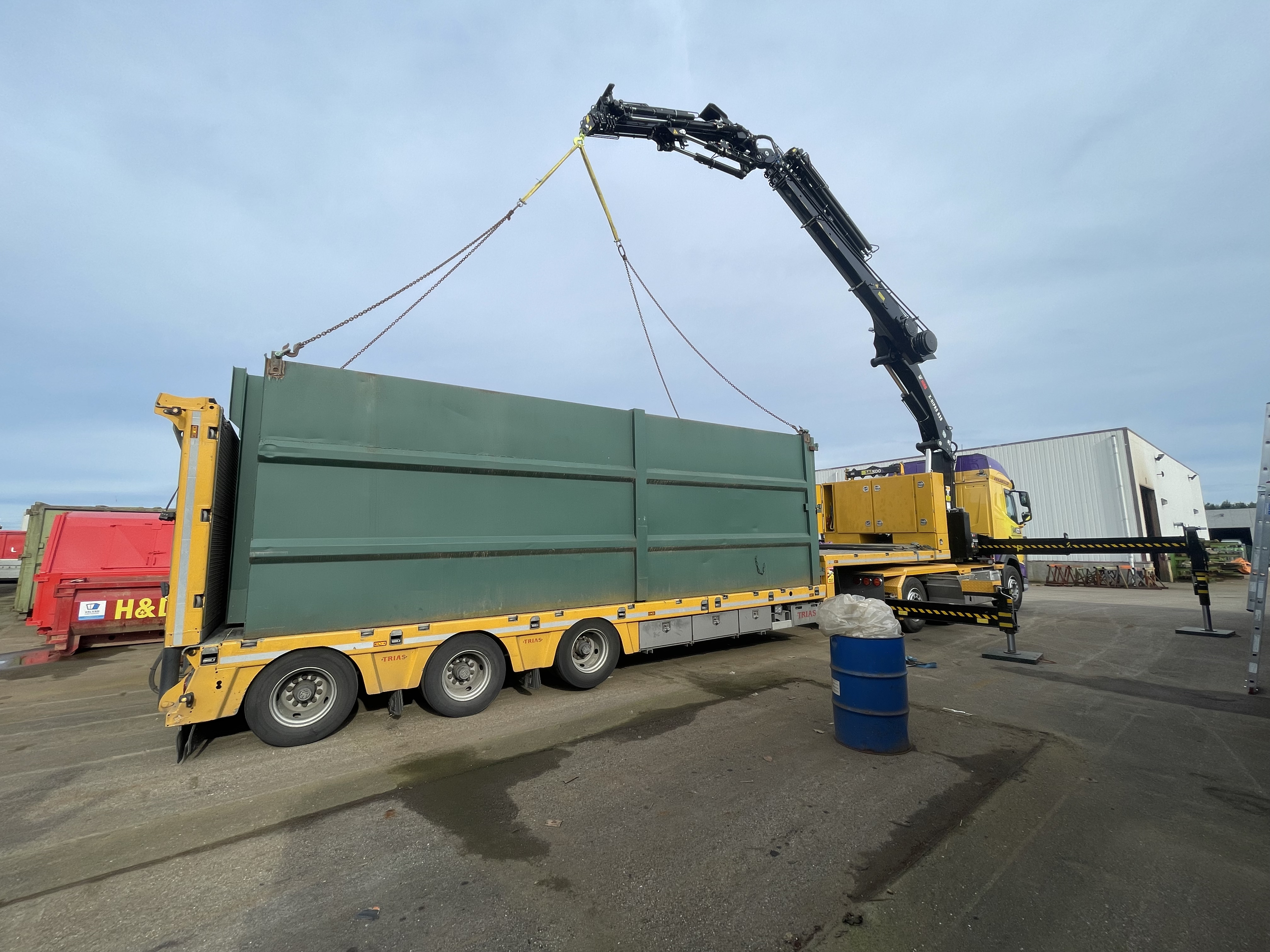 Zware lasten of grote hoogtes