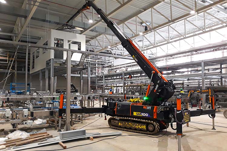 Verschillende kranen huren of kopen